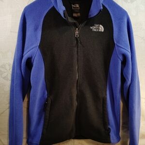 The North Face Black and Blue Outdoor Fleece
